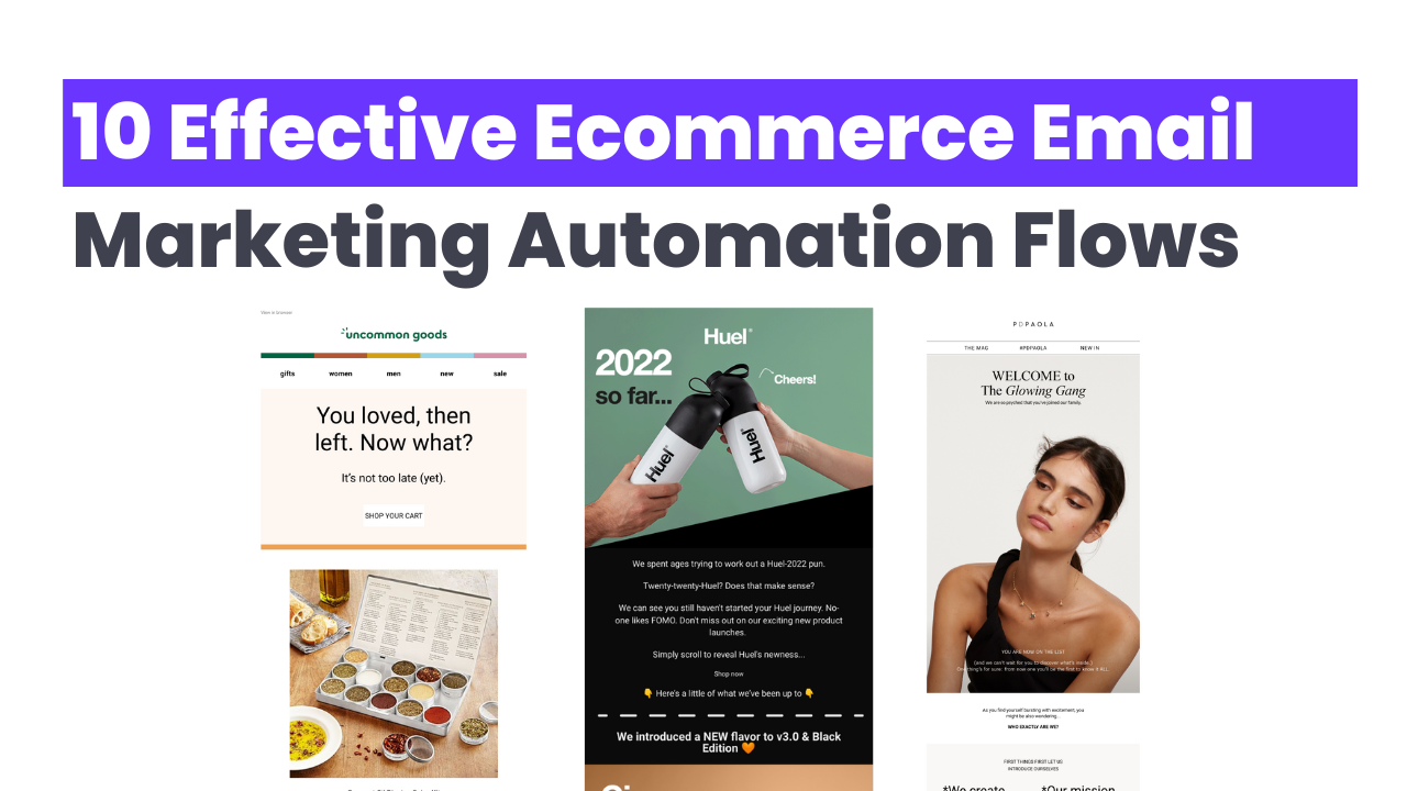 10 Effective Ecommerce Email Marketing Automation Flows | Marketing - Effective Online Course Email Marketing Automation